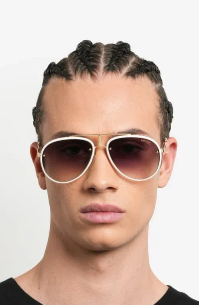 Carrera Eyewear Glory 58mm Pilot Sunglasses