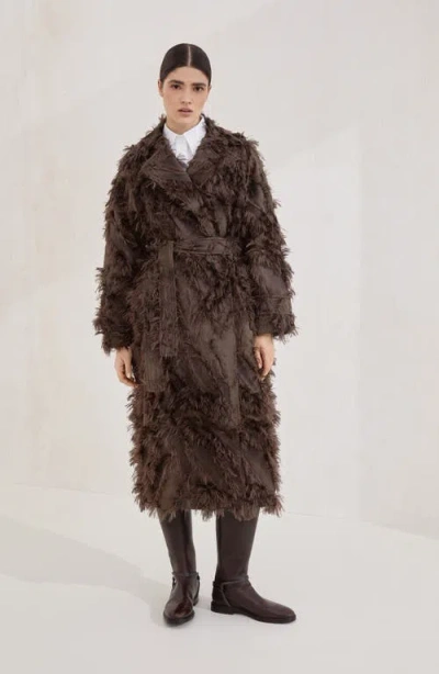 Brunello Cucinelli Dracaena Fil Coupé Coat