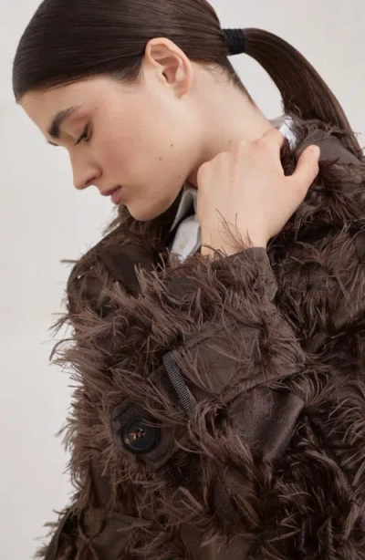 Brunello Cucinelli Dracaena Fil Coupé Coat