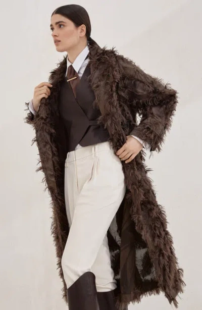 Brunello Cucinelli Dracaena Fil Coupé Coat