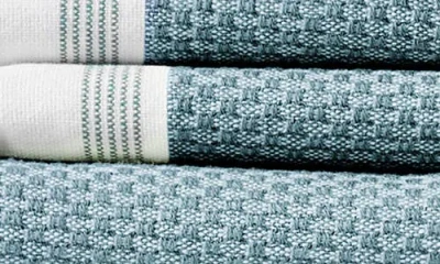Coyuchi Mediterranean 6-piece Organic Cotton Towel Set In Blue