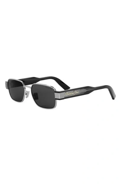 Dior Rectangle Sunglasses In Metallic