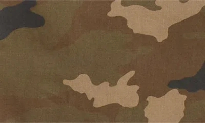 Moncler Camo Camp Shirt In Green