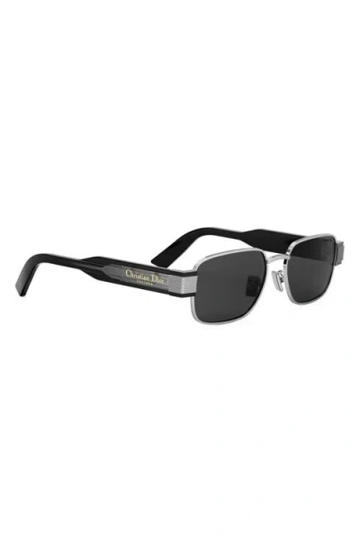 Dior Rectangle Sunglasses In Metallic