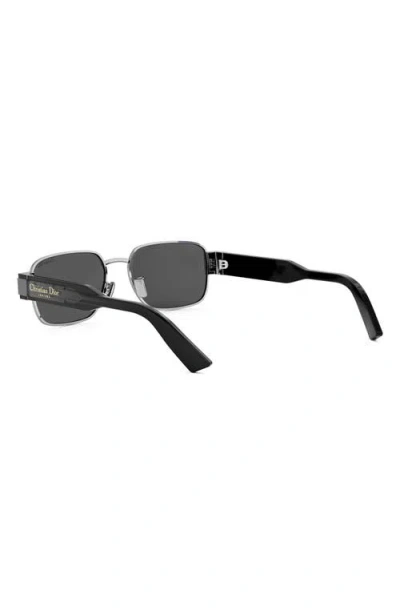 Dior Rectangle Sunglasses In Metallic
