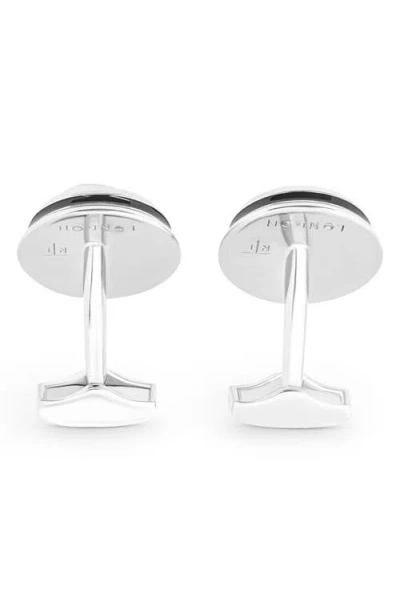 Tateossian Carbon Skull Cuff Links