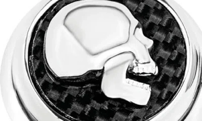 Tateossian Carbon Skull Cuff Links