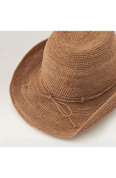 Helen Kaminski Belen Raffia Western Hat In Brown