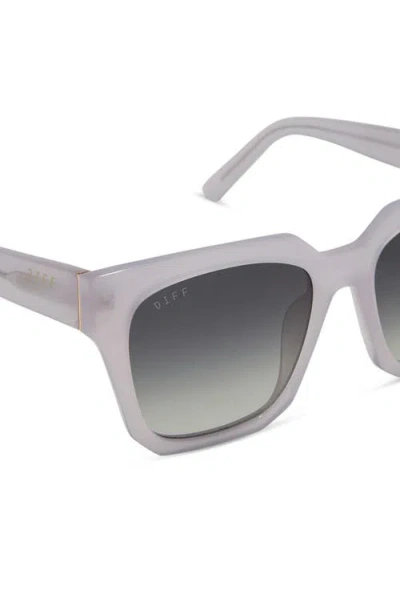 Diff Ariana 54mm Gradient Square Sunglasses In Gray
