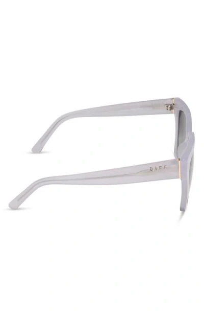 Diff Ariana 54mm Gradient Square Sunglasses In Gray