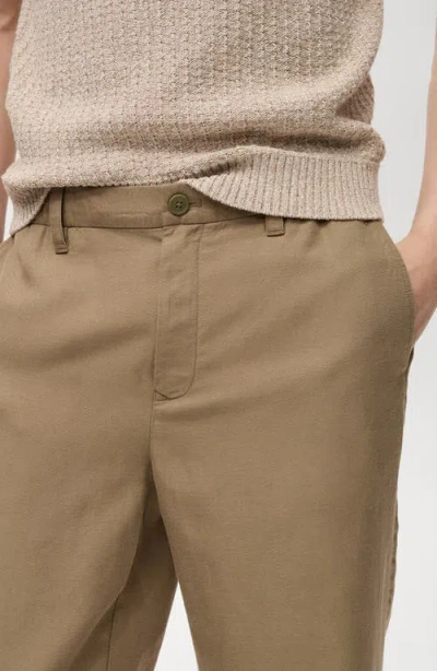 Mango Lyocell & Linen Pants