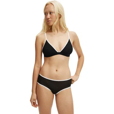 Cotton On Body Sporty Mesh Triangle Bralette