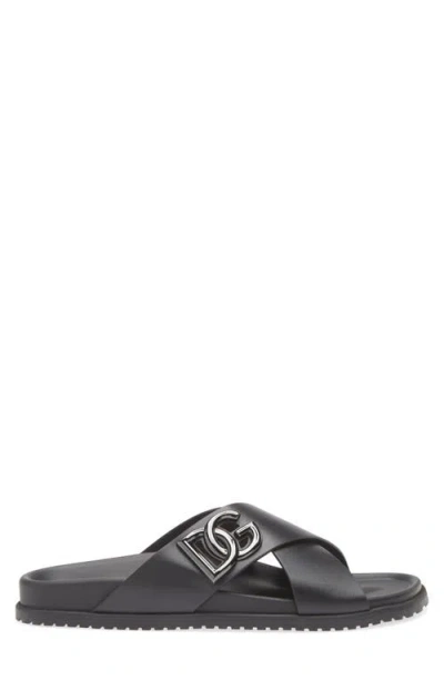 Dolce & Gabbana Dolce&gabbana Logo Slide Sandal