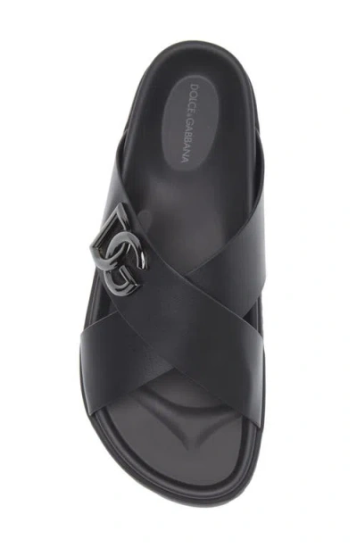 Dolce & Gabbana Dolce&gabbana Logo Slide Sandal