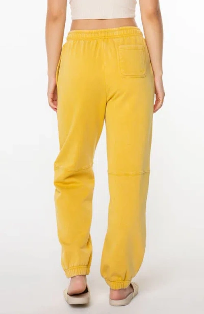Roxy Oasis Haze Joggers In Yellow