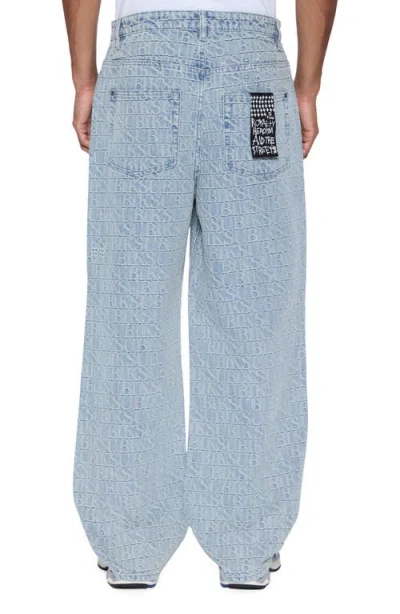 Ksubi Maxx Tile Baggy Jeans In Blue