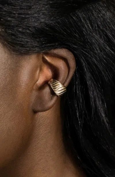 Sterling Forever Beth Twisted Croissant Ear Cuffs