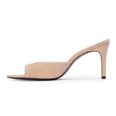 Black Suede Studio Brea 80 Suede Mule
