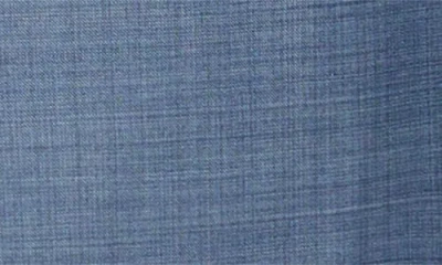 Canali Siena Regular Fit Blue Mélange Super 130s Wool Suit In Blue