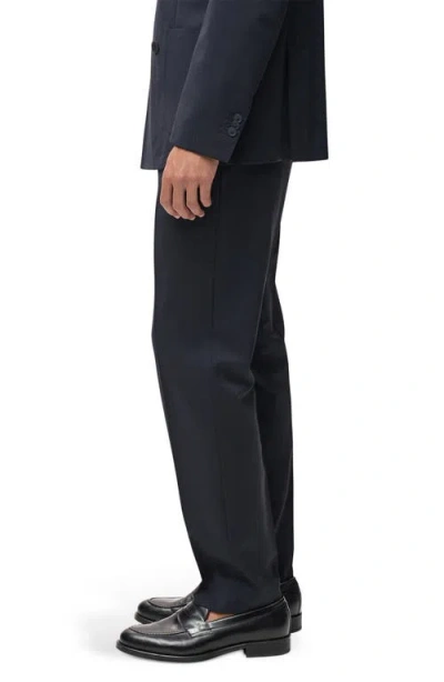 Mango Wool Suit Pants In Blue