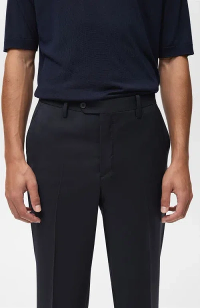 Mango Wool Suit Pants In Blue