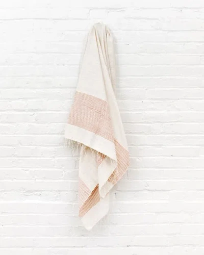 Creative Women Riviera Cotton Bath Towel In Neutral