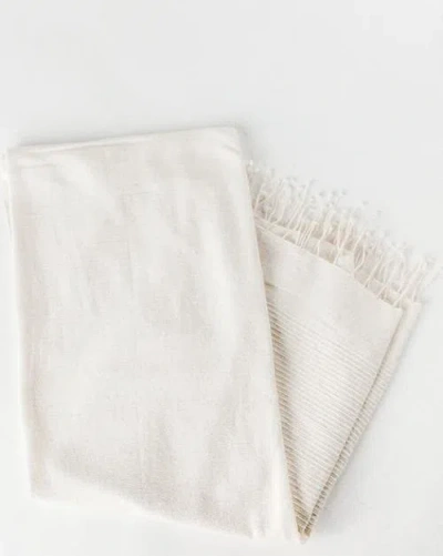 Creative Women Riviera Cotton Bath Towel In Neutral