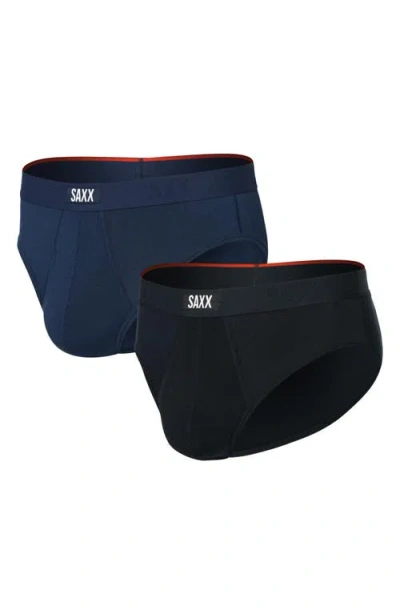 Saxx Assorted 2-pack Vibe Xtra Soft Comfort Briefs In Blue