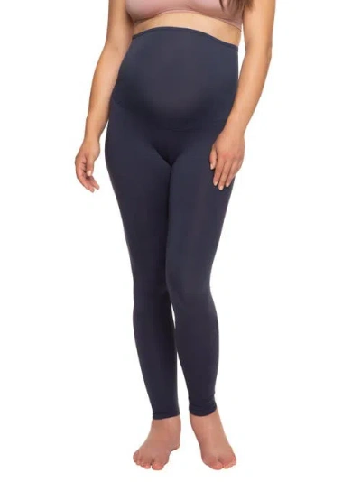 Felina Velvety Soft Maternity Leggings 2 Pack In Black