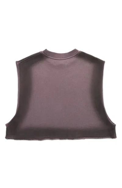Honor The Gift Spray Crop Muscle Top In Purple