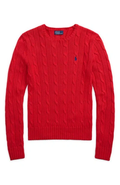 Polo Ralph Lauren Pullover Mit Zopfmuster In Red