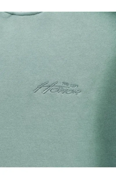 Honor The Gift Spray Crop Muscle Top In Green
