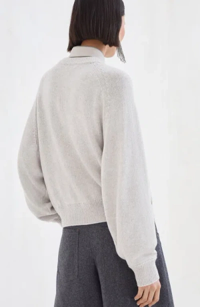 Brunello Cucinelli Cashmere And Silk Diamond Yarn Sweater