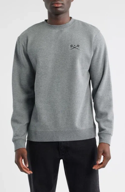 Dark Seas Go-to Ii Fleece Sweatshirt In Gray