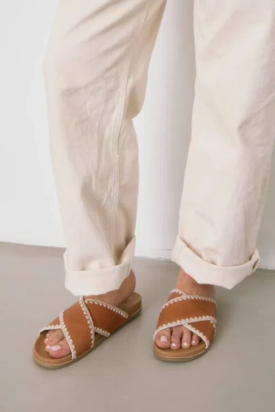The Sak Penelope Leather Slip On Sandal