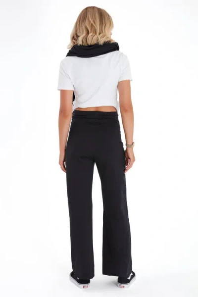 Accouchée Simply Cool Foldover Waistband Stretch Cotton Jogger Pants