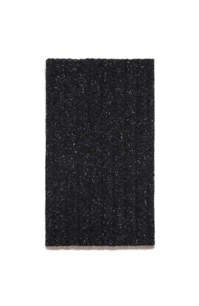 Brunello Cucinelli Cashmere Flecked Rib-knit Scarf