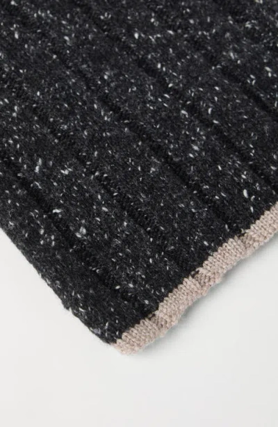 Brunello Cucinelli Cashmere Flecked Rib-knit Scarf