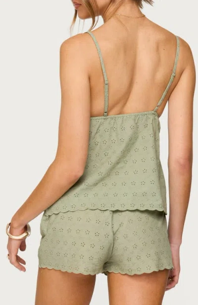 Edikted Talula Eyelet Babydoll Camisole
