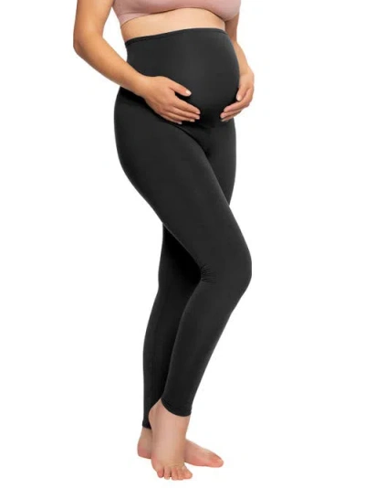 Felina Velvety Soft Maternity Legging In Black