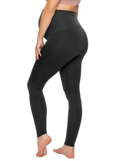 Felina Velvety Soft Maternity Legging In Black