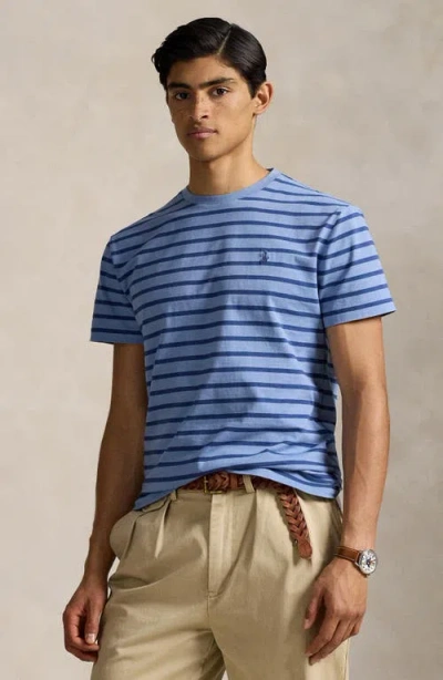 Polo Ralph Lauren Men's Classic-fit Striped Cotton Jersey T-shirt In Blue