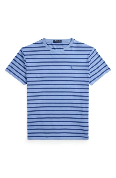 Polo Ralph Lauren Men's Classic-fit Striped Cotton Jersey T-shirt In Blue