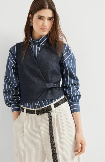 Brunello Cucinelli Vest With Monili