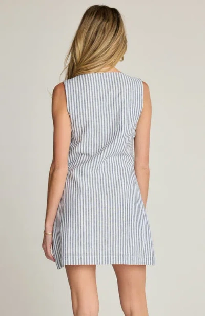 Sunday Ritual Square Neck Linen Blend Mini Sundress