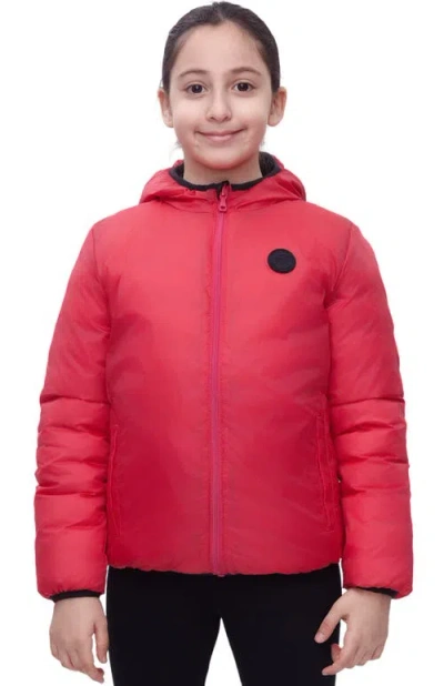 Rokka&rolla Kids' Reversible Lightweight Jacket In Black