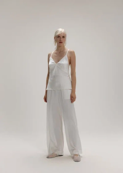 Alas Silk Wide Leg Pants