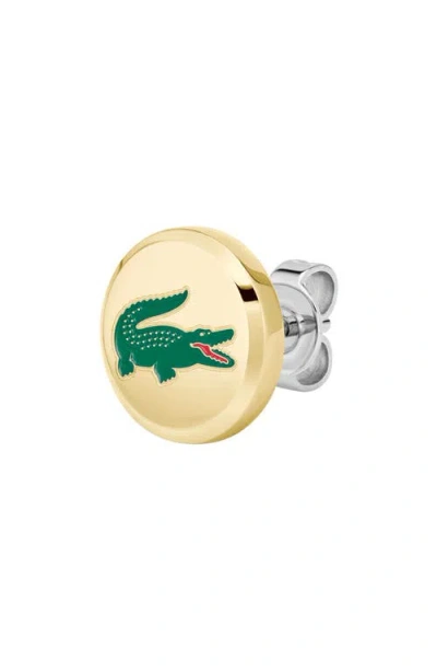 Lacoste Arthor Crocodile Stud Earrings
