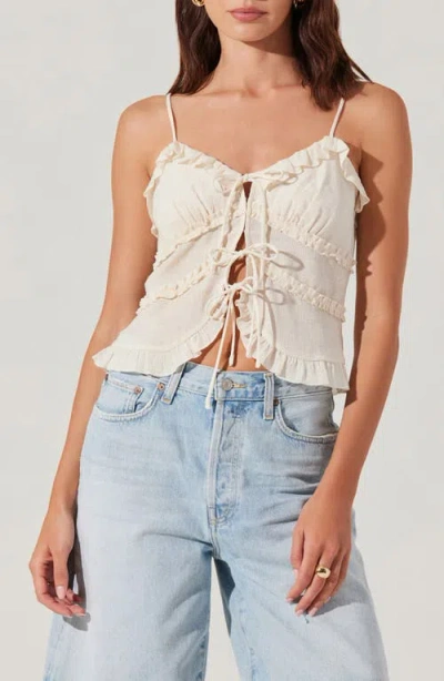 Astr The Label Islah Tie Front Camisole
