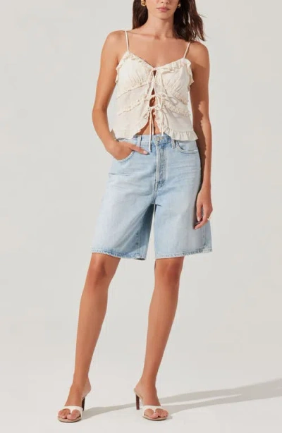 Astr The Label Islah Tie Front Camisole